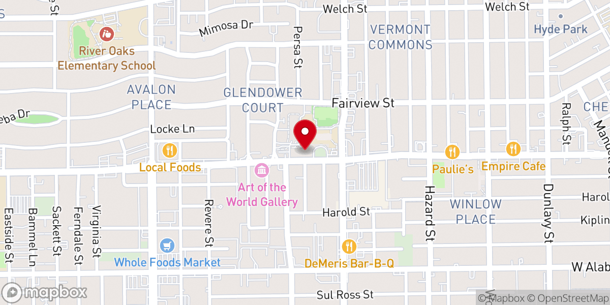 Map showing location of St. Anne Catholic Church