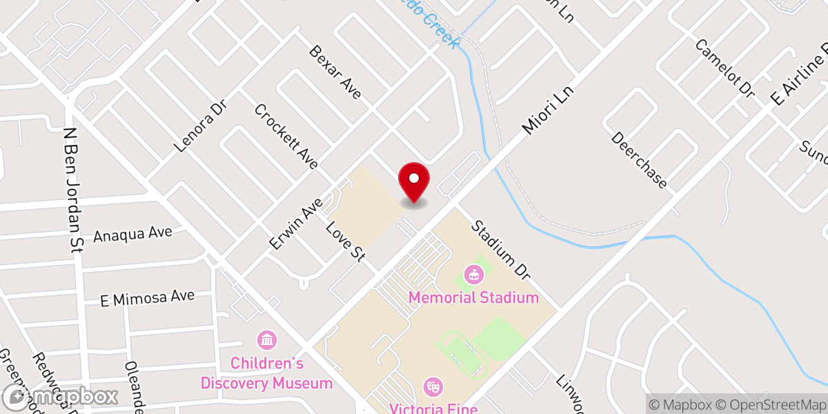 Map showing location of United Baptist Church