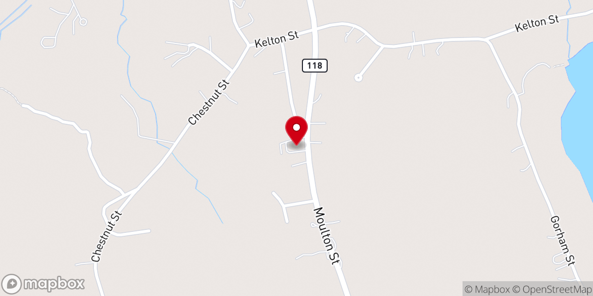 Map showing location of Rehoboth Baptist Church