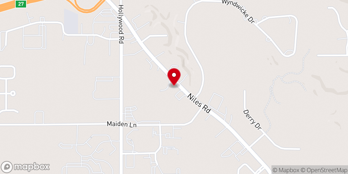 Map showing location of Saint Joseph Church of Christ