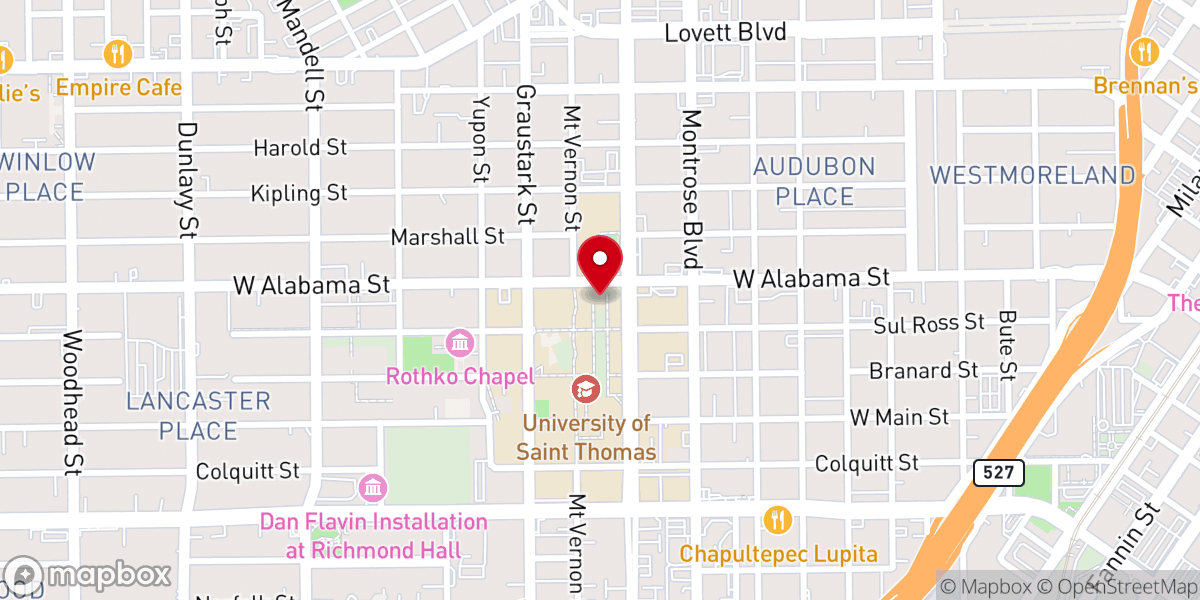 Map showing location of Chapel of St. Basil