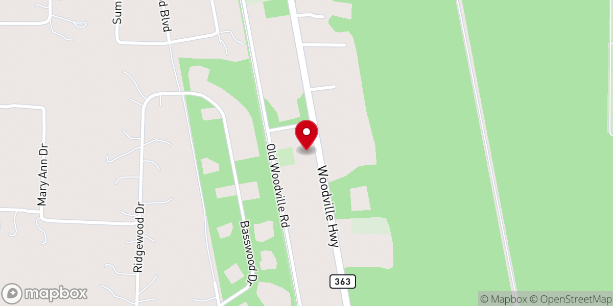 Map showing location of Wakulla Church of Christ