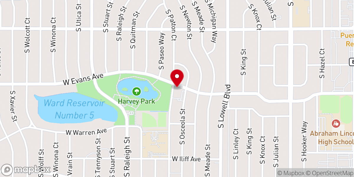 Map showing location of Forefront Church