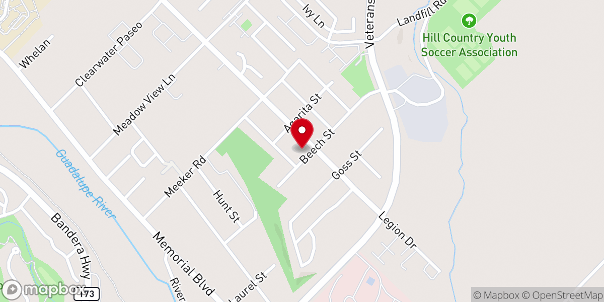 Map showing location of Maranatha Christian Center