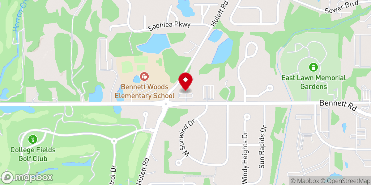 Map showing location of 2|42 Community Center - Lansing