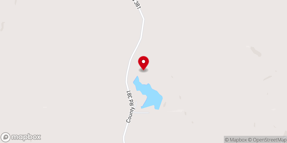 Map showing location of Three Trees Cowboy Church