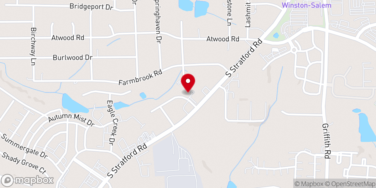 Map showing location of Unity Church of WS
