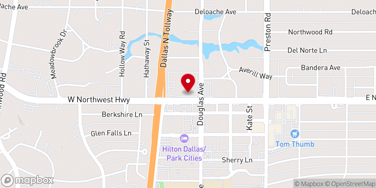 Map showing location of Northwest Bible Church