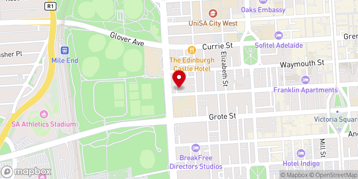 Map showing location of Cathedral of Archangels Michael and Gabriel Greek Orthodox Church