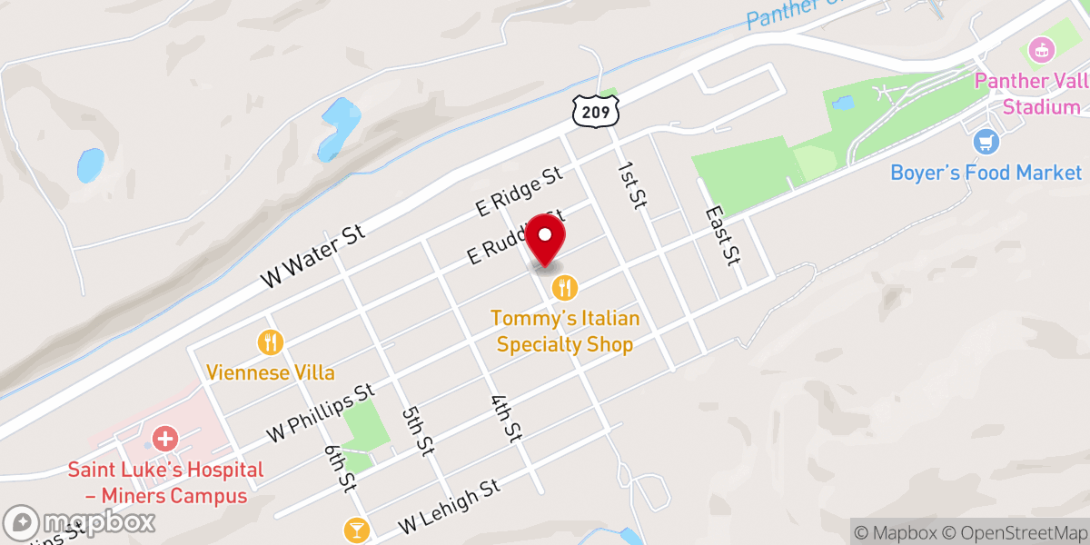 Map showing location of Christ Redeemer Fellowship Church
