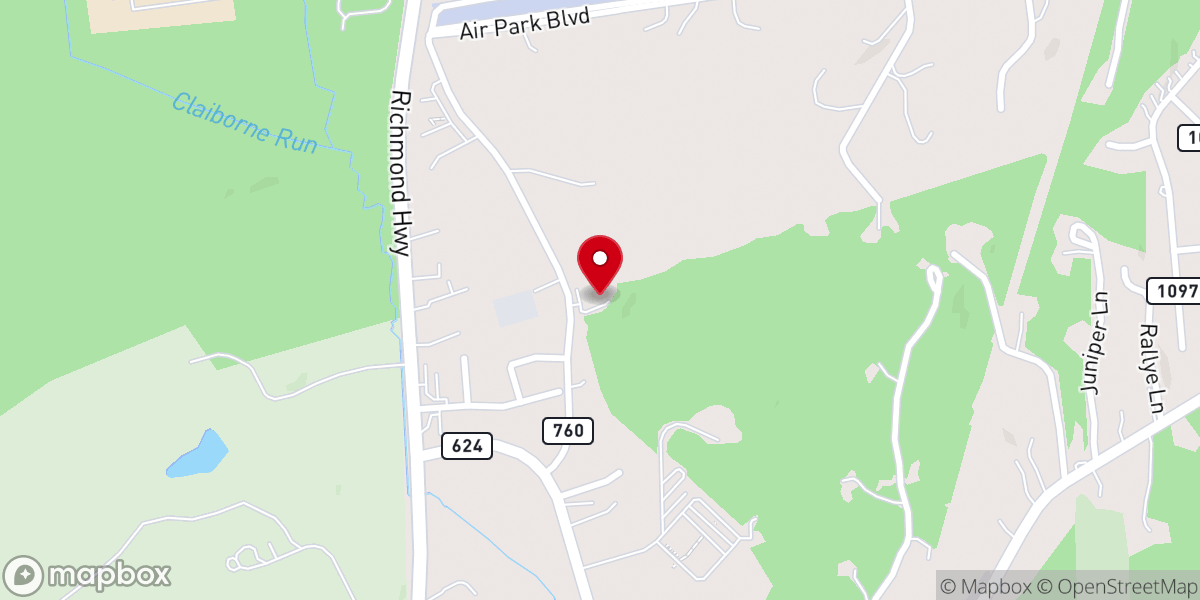 Map showing location of Canaan's Faith Church of God