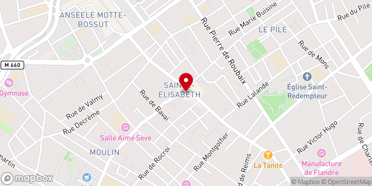 Map showing location of Chapelle du Tilleul (CHAPELLES&Co)