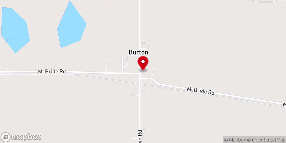 Map showing location of Owosso Bible Church