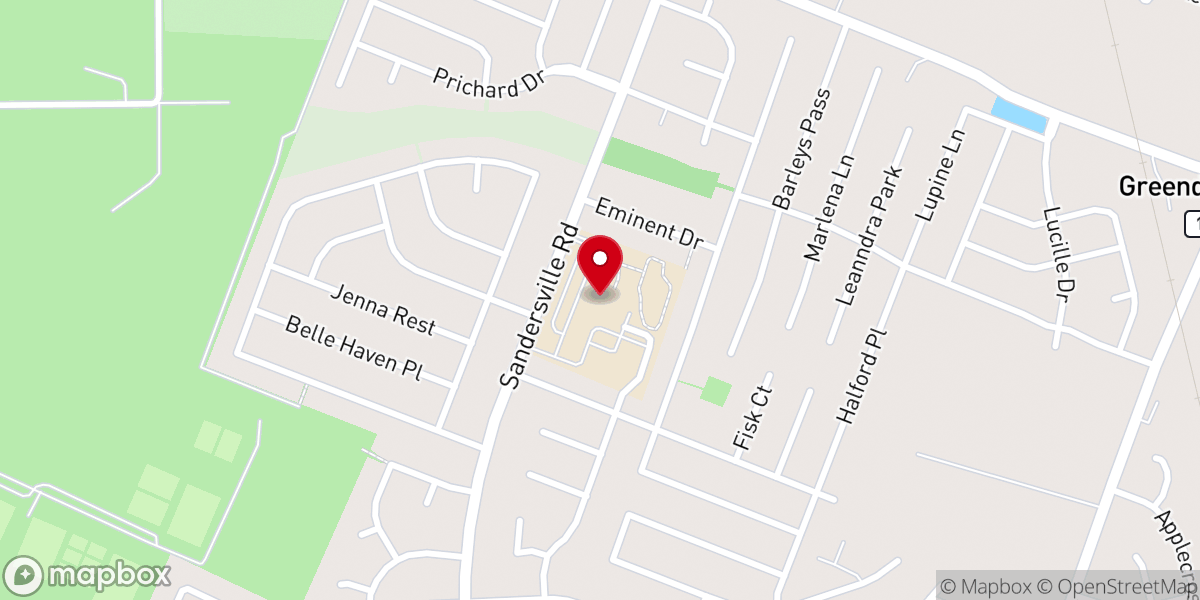 Map showing location of Rhythm Church