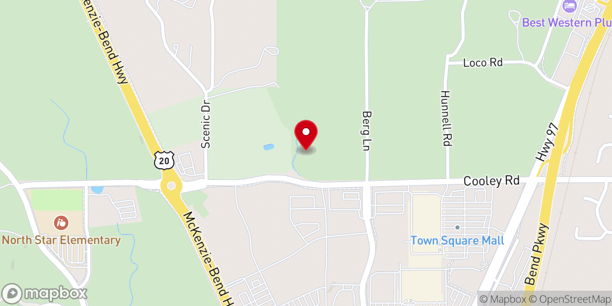 Map showing location of Community of Christ Church