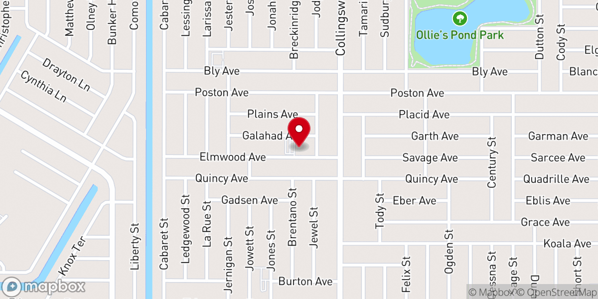 Map showing location of Murdock Christian Church
