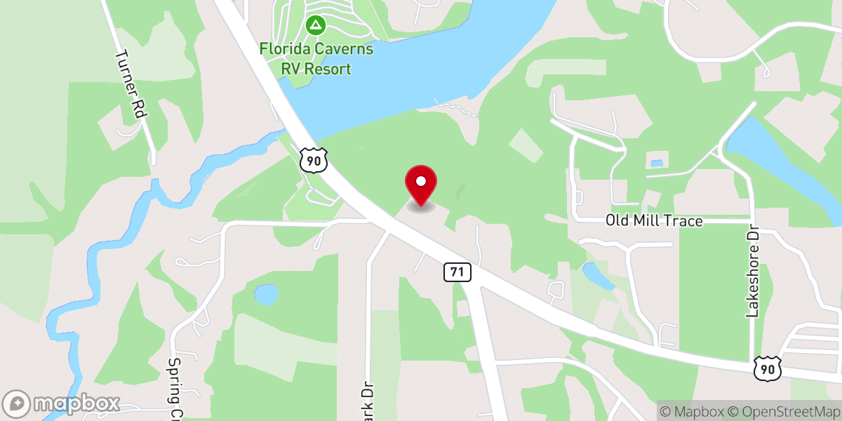 Map showing location of Marianna Seventh-day Adventist Church