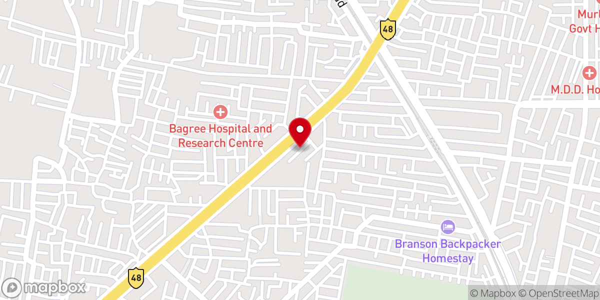 Map showing location of Vitalcare Foundation NFP
