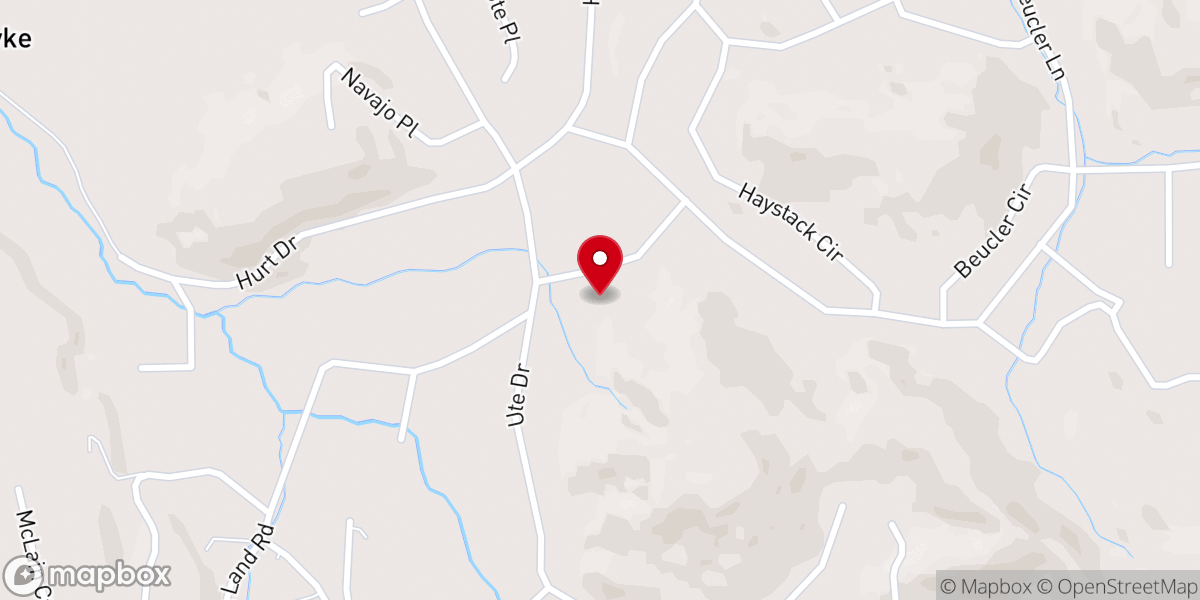 Map showing location of Amazing Grace Community Church