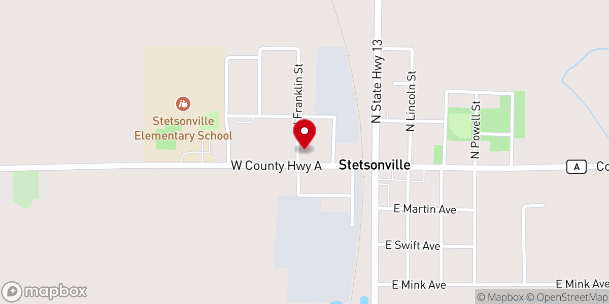 Map showing location of Sacred Heart of Jesus Catholic Church