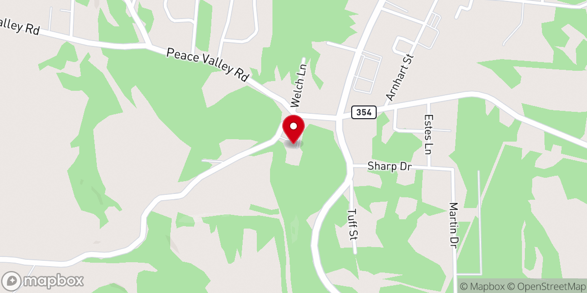 Map showing location of Spring River Adult & Child Services