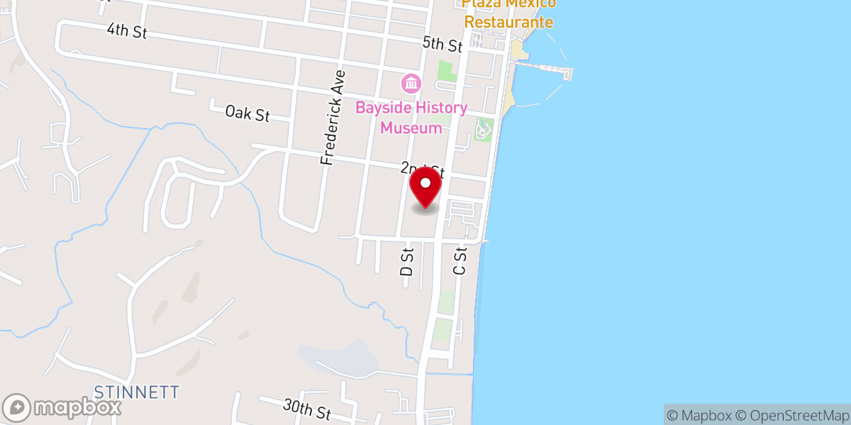 Map showing location of Saint Anthony Catholic Church