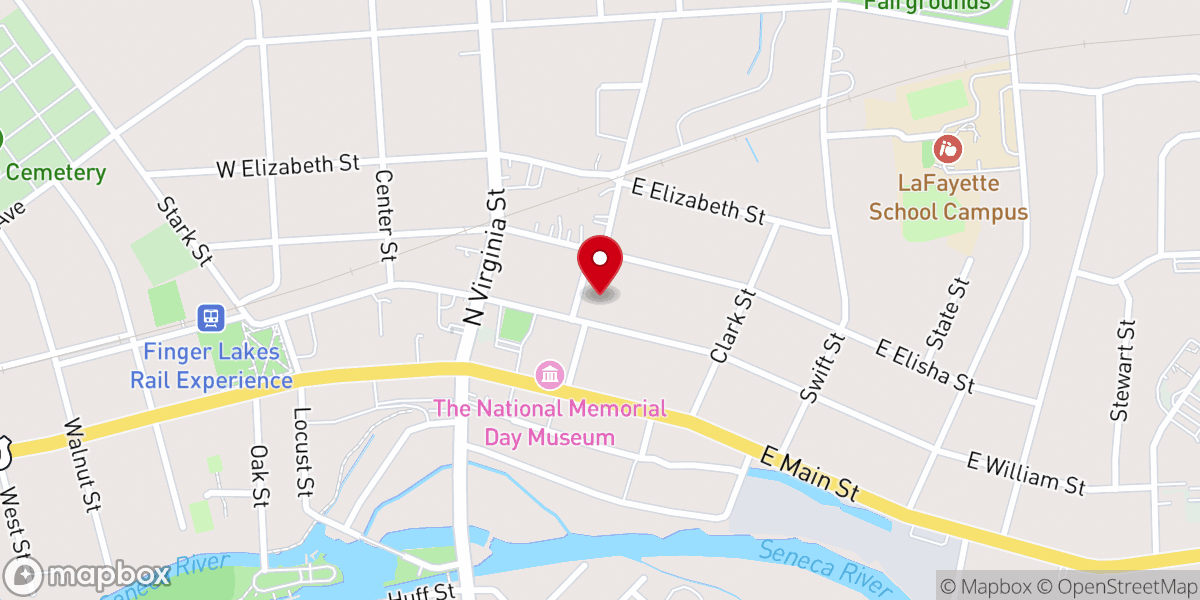 Map showing location of Saint Pauls Episcopal Church