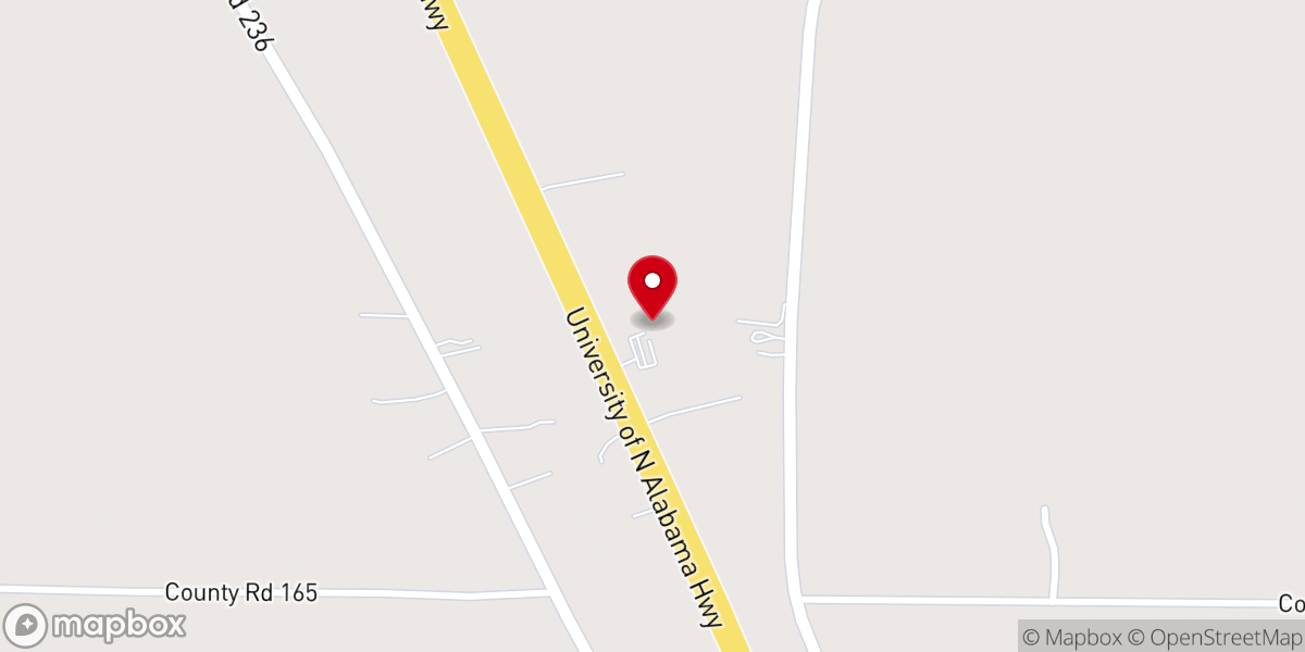 Map showing location of New Beginnings Church