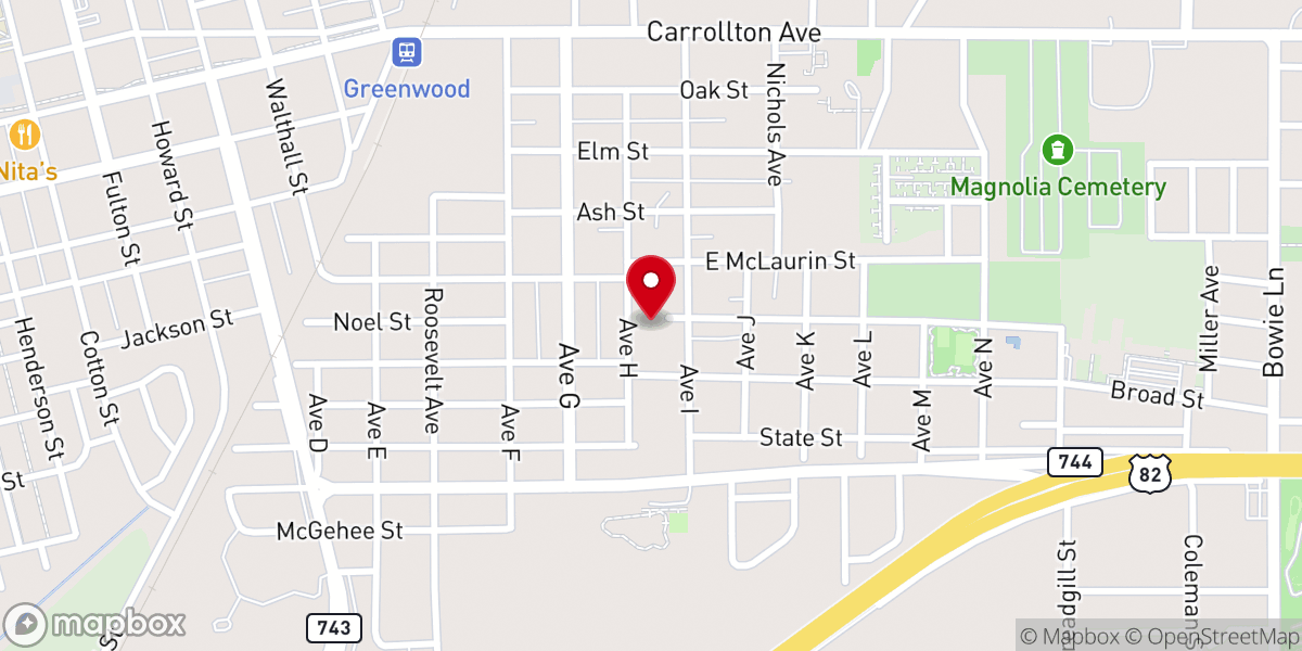 Map showing location of St Luke Church of God In Christ