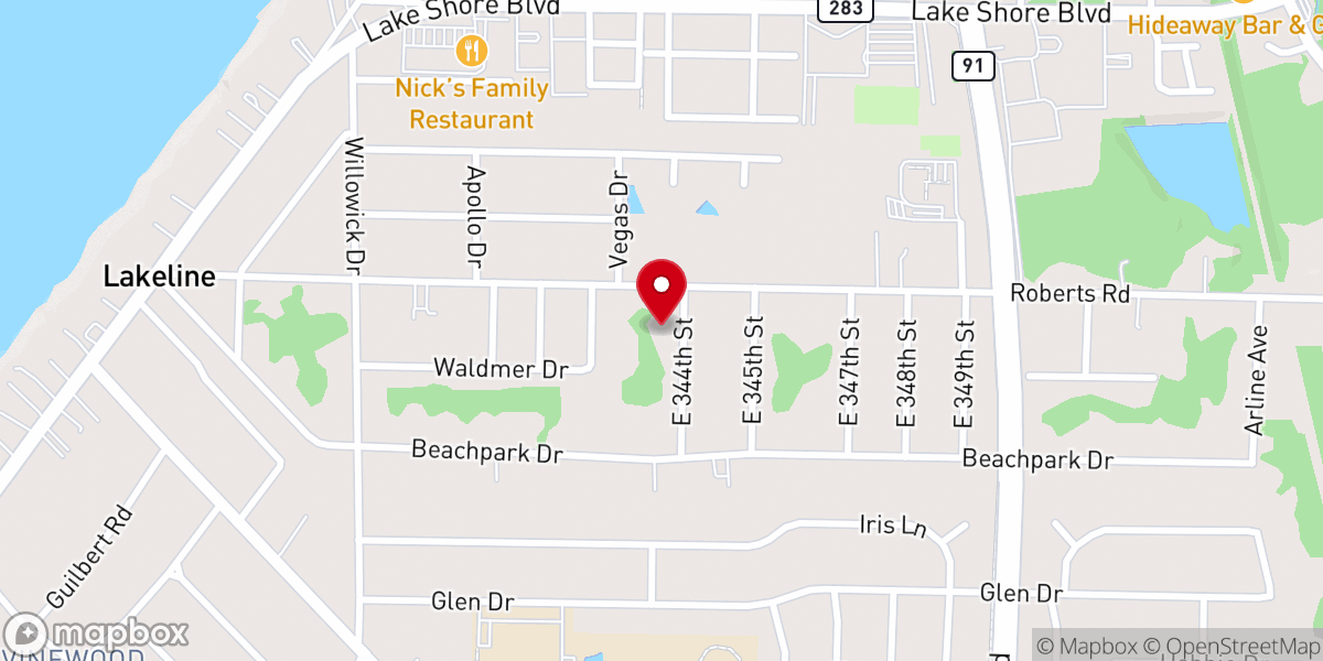 Map showing location of Church House Ministries