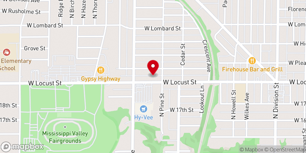 Map showing location of Greater Praise Temple