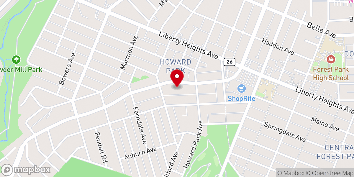 Map showing location of Greater Remnant Church of God In Christ