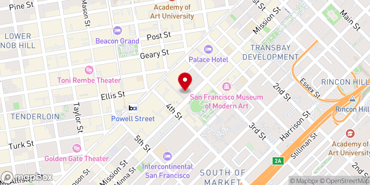 Map showing location of St. Patrick Church