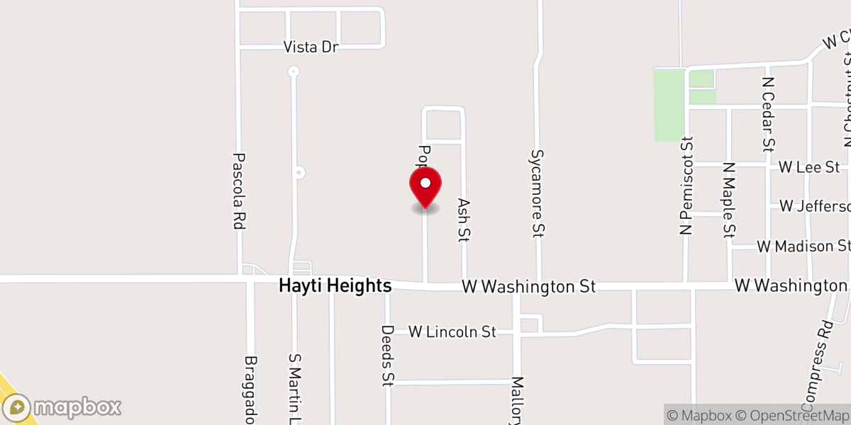 Map showing location of St Lukes United Methodist