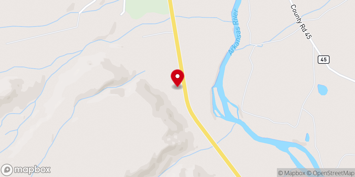 Map showing location of Christ Chapel of the Sangres
