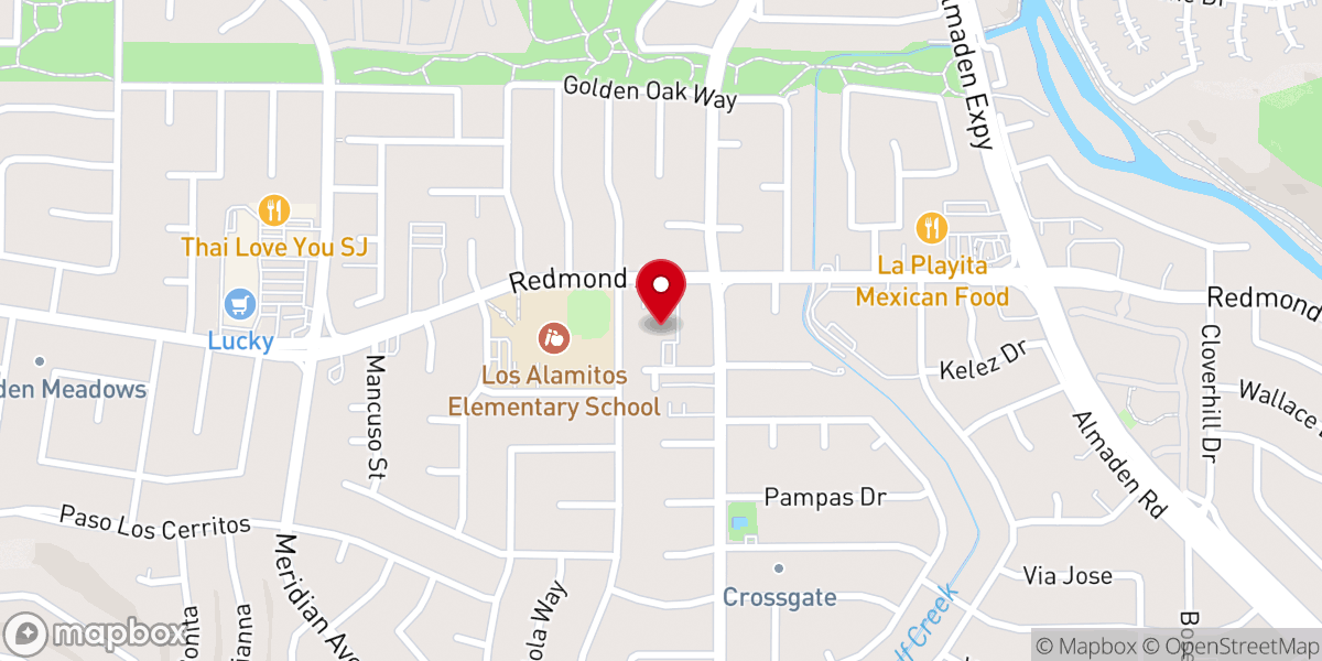 Map showing location of Canaan Taiwanese Christian Church