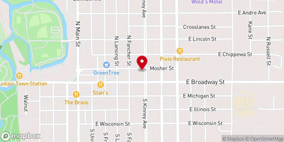 Map showing location of Association for Interfaith Ministries
