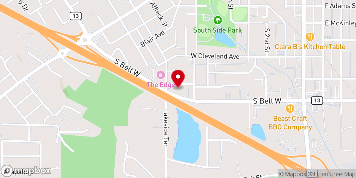 Map showing location of Redeeming Love Ministries Inc