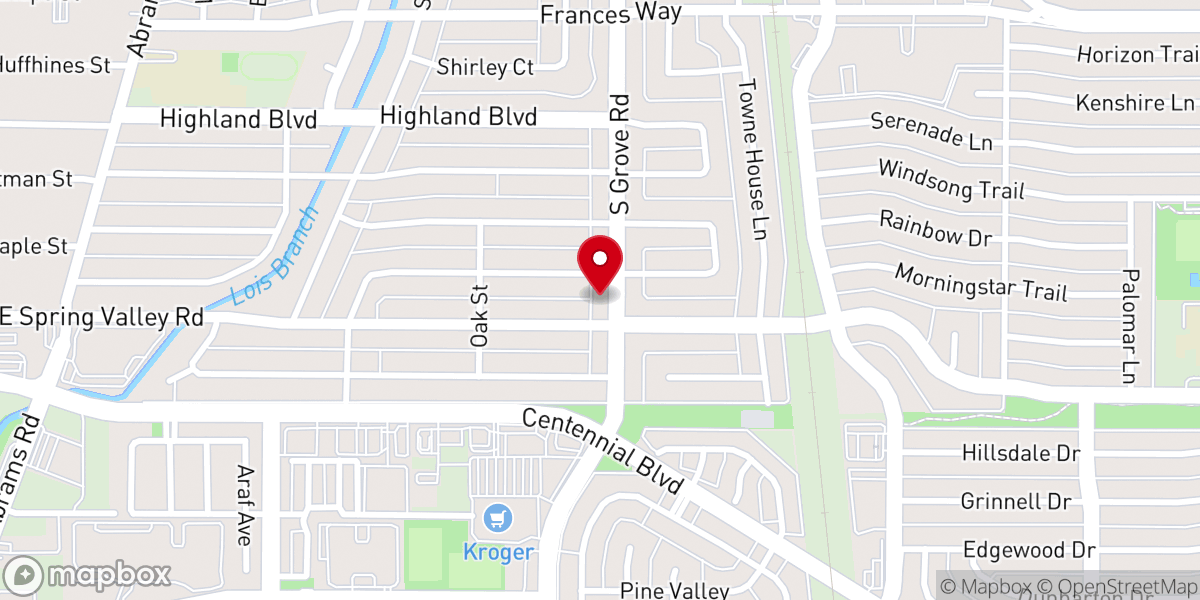 Map showing location of Overcomers Ministries Church