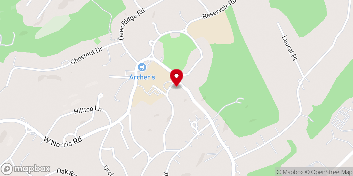Map showing location of Norris Religious Fellowship