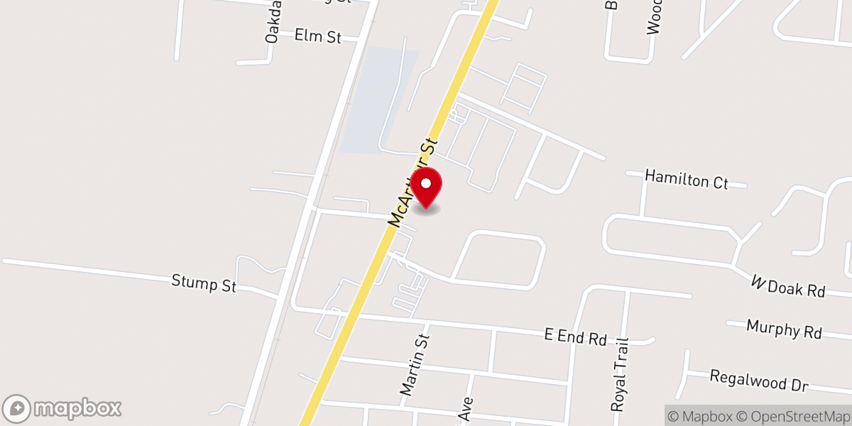 Map showing location of Manchester First Church of the Nazarene
