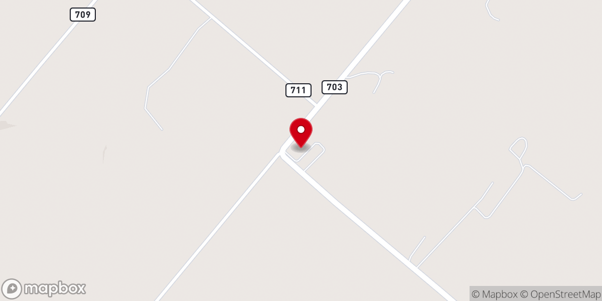 Map showing location of Pleasant View Church-Brethren