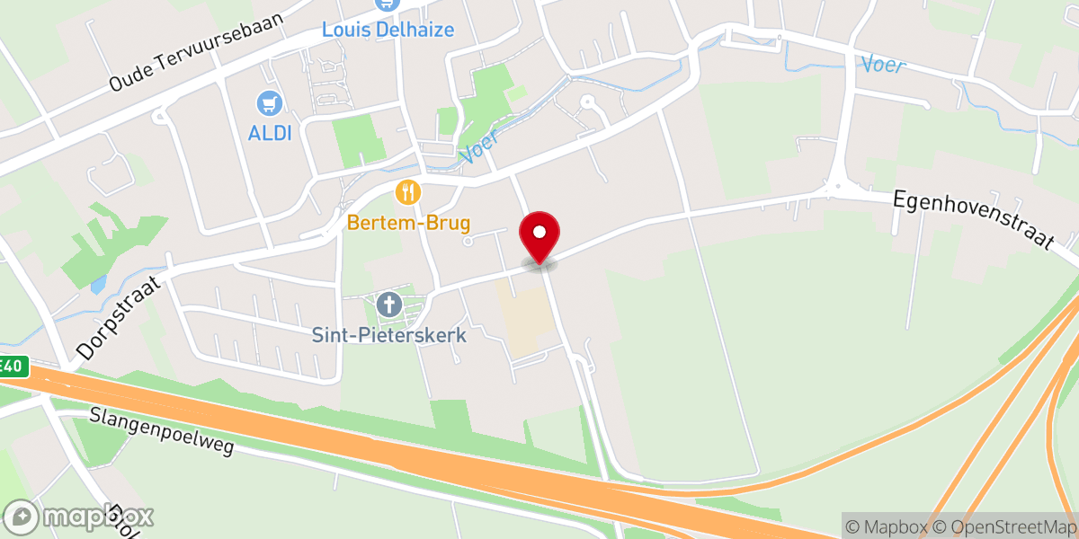 Map showing location of Kapel Bertem - Egenhovenstraat/Paardenstraat