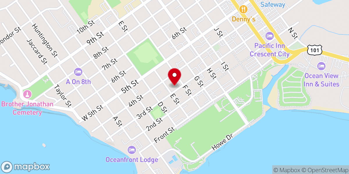 Map showing location of Saint Joseph Roman Catholic Church