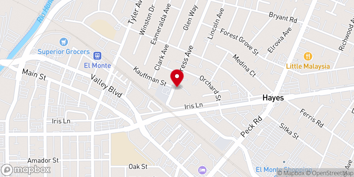 Map showing location of Masters House