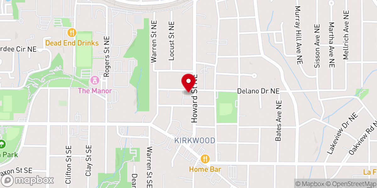 Map showing location of The Pentecostal Church of God