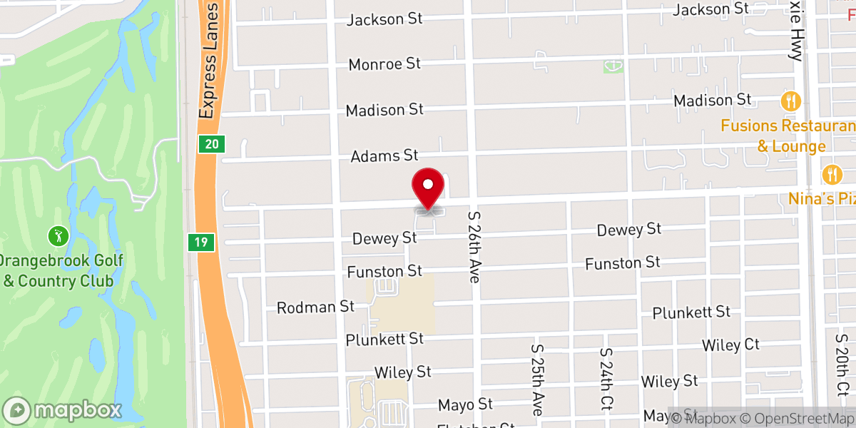 Map showing location of Iglesia Real
