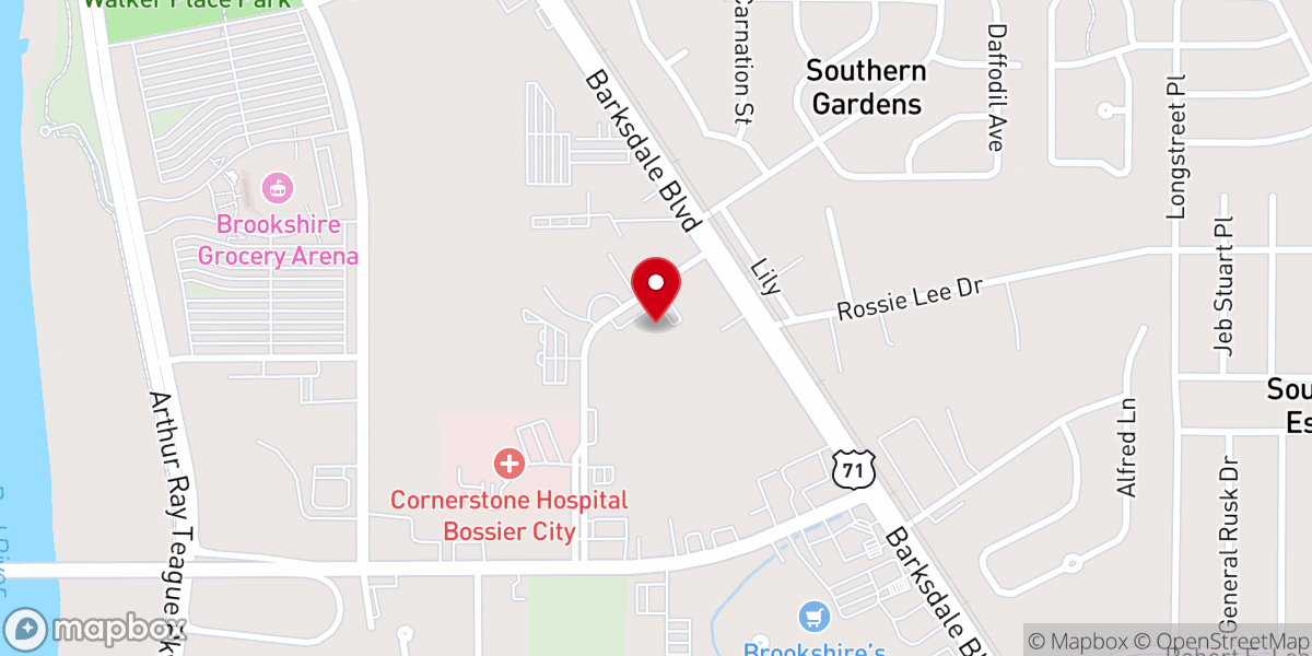 Map showing location of Fellowship United Methodist Church