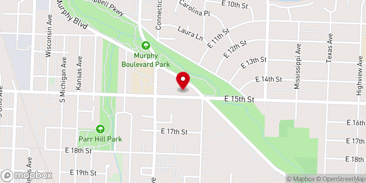 Map showing location of First Community Church