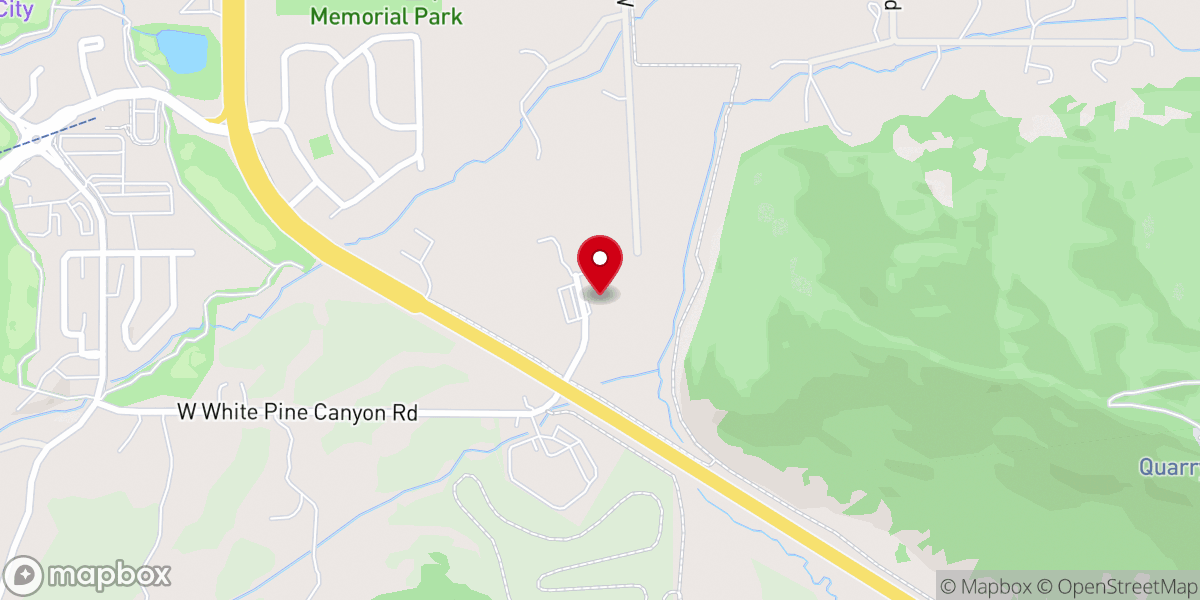 Map showing location of Temple Har Shalom